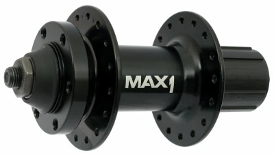Max1 náboj zadní Sport 32h 6 děr černý