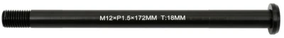 Max1 osa zadní 12/172 mm, závit 1,5 černá Max1 osa zadní 12/172 mm, závit 1,5 černá