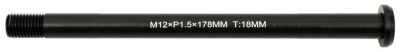 Max1 osa zadní 12/178 mm, závit 1,5 černá Max1 osa zadní 12/178 mm, závit 1,5 černá