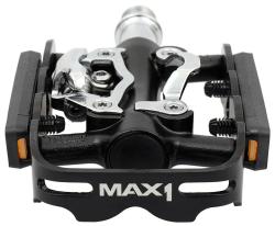 Max1 pedály SPD Tour jednostranné černé