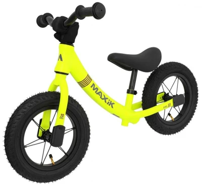 Max1 MAXÍK Evo Lite fluo žluté/fialové dětské odrážedlo