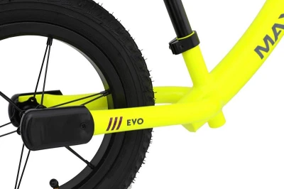 Max1 MAXÍK Evo Lite fluo žluté/fialové dětské odrážedlo