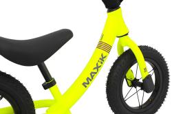 Max1 MAXÍK Evo Lite fluo žlutá/fialová + YAK dětské odrážedlo