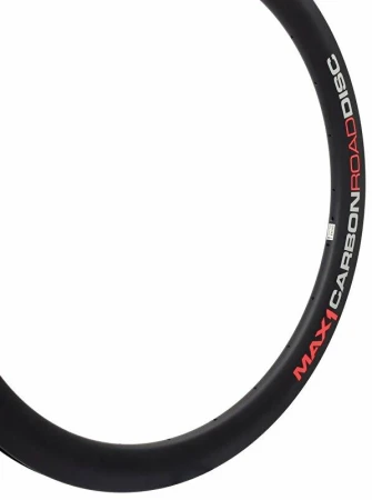 MAX1 Premium Carbon Road Disc černý 50 mm/24 děr clincher 28 mm ráfek