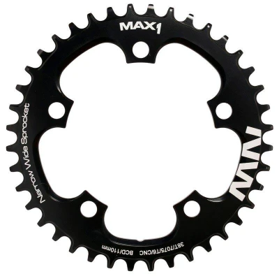 Max1 převodník Narrow Wide BCD 110 mm 38z černý Max1 převodník Narrow Wide BCD 110 mm 38z černý