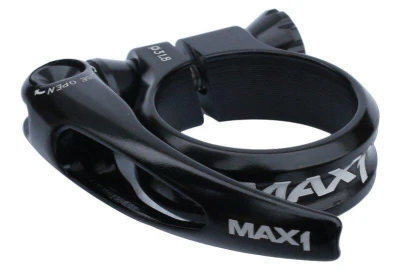 Max1 sedlová objímka Race 31,8 mm rychloupínací černá