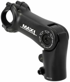 Max1 stavitelný představec 90/90°/25,4 mm černý