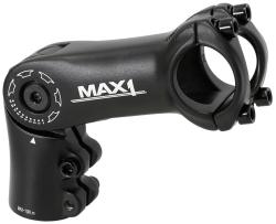 Max1 stavitelný představec 90/90°/31,8 mm černý Max1 stavitelný představec 90/90°/31,8 mm černý
