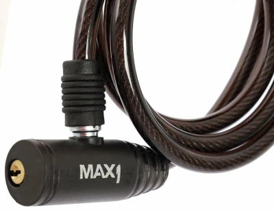 Max1 zámek spirála 1500x8 mm černý