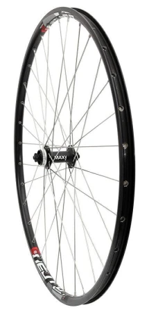 Max1 zapletené kolo 26" Disc Center lock přední černé/stříbrné