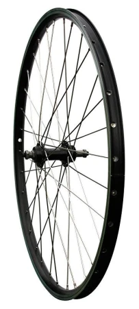 Max1 zapletené kolo 28/29" V-brake zadní, ložisko, závit, černé/stříbrné