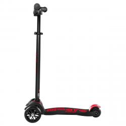 Micro Maxi Deluxe Pro black-red koloběžka + sleva 300,- na příslušenství