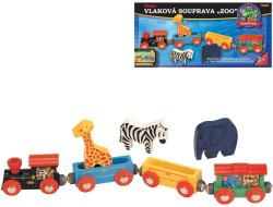 MAXIM DŘEVO Vlaková souprava set se zvířátky ZOO (dřevěná hračka) MAXIM DŘEVO Vlaková souprava set se zvířátky ZOO (dřevěná hračka)