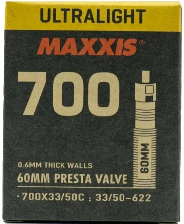 Maxxis Duše Ultralight 700x33/50 Gal-fv 60mm (eib00141500)