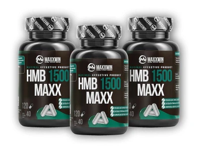 MAXXWIN 3x HMB MAXX 1500 120 kapslí MAXXWIN 3x HMB MAXX 1500 120 kapslí