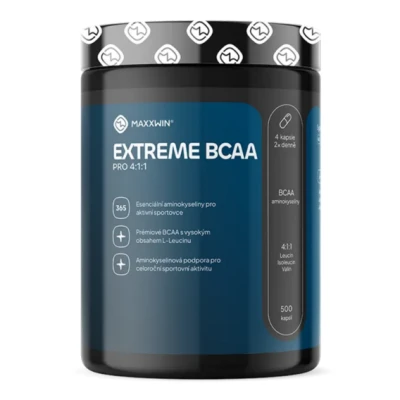 MaxxWin Extreme BCAA Pro 4:1:1 500 kapslí