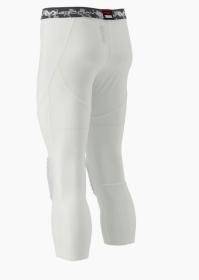 McDavid 20260 Hex Tight With Knee Pads 3/4 White kompresní spodky