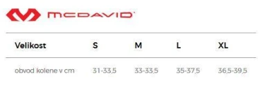 McDavid 5149 Elite Engineered Elastic™ ortéza na koleno