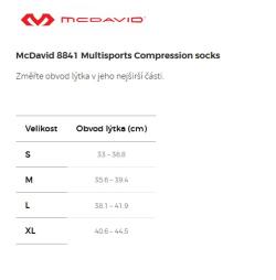 McDavid 8841 Multisports Compression Socks