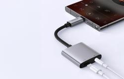 Mcdodo Audio adaptér 2v1 CA-5550 2v1 Lightning na Lightning + DC 3,5 mm