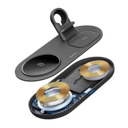 Mcdodo Bezdrátová nabíječka CH-7061 3 v 1 15W (mobil/TWS/Apple watch) (černá)