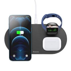 Mcdodo Bezdrátová nabíječka CH-7061 3 v 1 15W (mobil/TWS/Apple watch) (černá)
