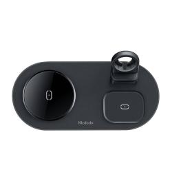 Mcdodo Bezdrátová nabíječka CH-7061 3 v 1 15W (mobil/TWS/Apple watch) (černá) (VÝPRODEJ)