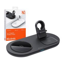 Mcdodo Bezdrátová nabíječka CH-7061 3 v 1 15W (mobil/TWS/Apple watch) (černá) (VÝPRODEJ)