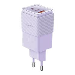Mcdodo GaN 67W síťová nabíječka CH-1502 2x USB-C, USB-A (fialová)