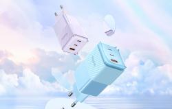 Mcdodo GaN 67W síťová nabíječka CH-1503 2x USB-C, USB-A (modrá)