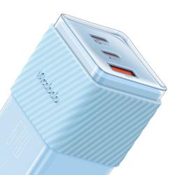 Mcdodo GaN 67W síťová nabíječka CH-1503 2x USB-C, USB-A (modrá)