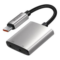 Mcdodo Zvukový adaptér 2v1 CA-5570 2v1 USB-C na 2x USB-C Mcdodo Zvukový adaptér 2v1 CA-5570 2v1 USB-C na 2x USB-C