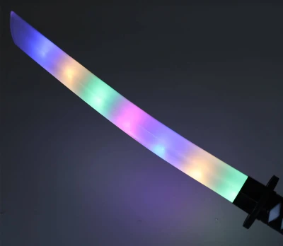 Meč dětský ninja samurajský 56cm na baterie Světlo Zvuk plast