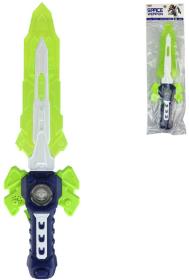 Meč dětský světelný 49cm na baterie v sáčku plast Světlo Zvuk Meč dětský světelný 49cm na baterie v sáčku plast Světlo Zvuk