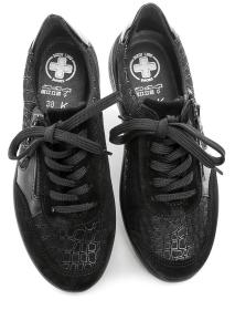 Medi Line 103-024 černé dámské zdravotní boty šíře K