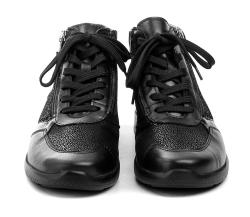 Medi Line 110-025 černé dámské zdravotní boty šíře K