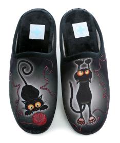 Medi Line 133-025 černé dámské papuče