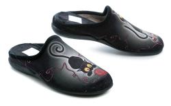 Medi Line 133-025 černé dámské papuče