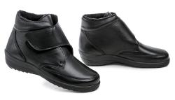 Medi Line 1506-020 černé dámské zdravotní boty šíře K