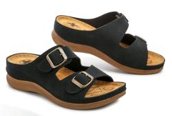 Medi Line 152-024 černé dámské zdravotní pantofle