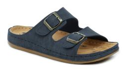 Medi Line 4123-020 navy pánské zdravotní pantofle
