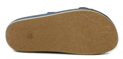 Medi Line 4123-020 navy pánské zdravotní pantofle