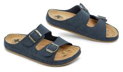 Medi Line 4123-020 navy pánské zdravotní pantofle