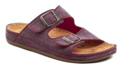 Medi Line 4127-020 bordó dámske zdravotné papuče Medi Line 4127-020 bordó dámske zdravotné papuče
