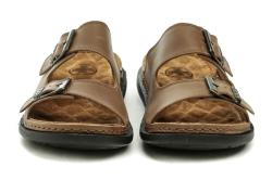 Medi Line 44-24 hnědé pánské zdravotní nazouváky