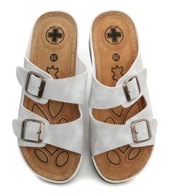 Medi Line 4617-S001 biele dámske zdravotné papuče