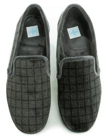 Medi Line 5026N šedé pánské nadměrné papuče