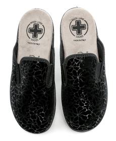 Medi Line 529 černé dámské zdravotní pantofle