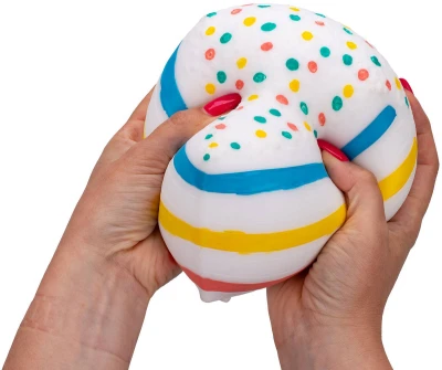 Mega squeeze dort strečový jumbo antistresový mačkací zákusek