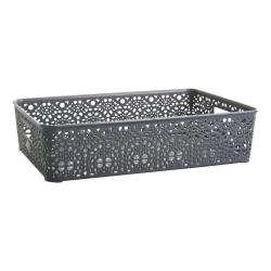 Megaplast Košík MONAKO L 39x27x10cm PH ŠE metalíza Megaplast Košík MONAKO L 39x27x10cm PH ŠE metalíza